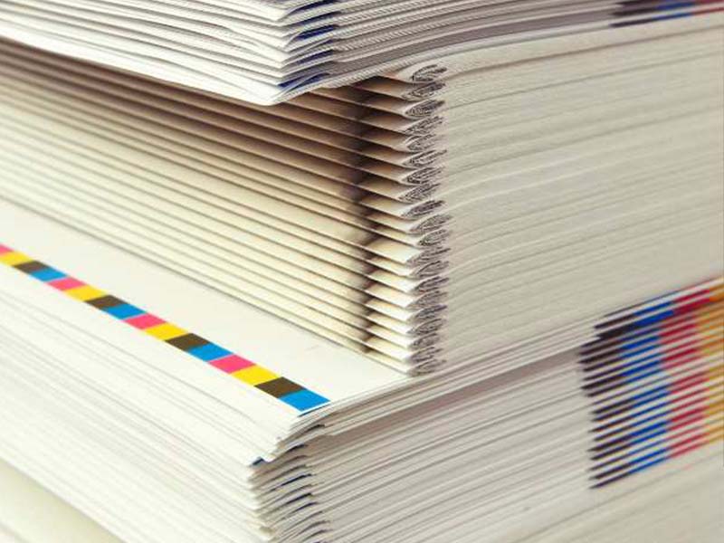 stack of printed booklets