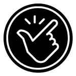 snapping fingers icon