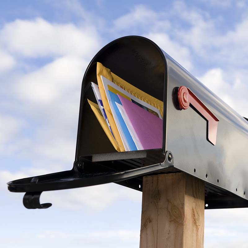 mail in mailbox