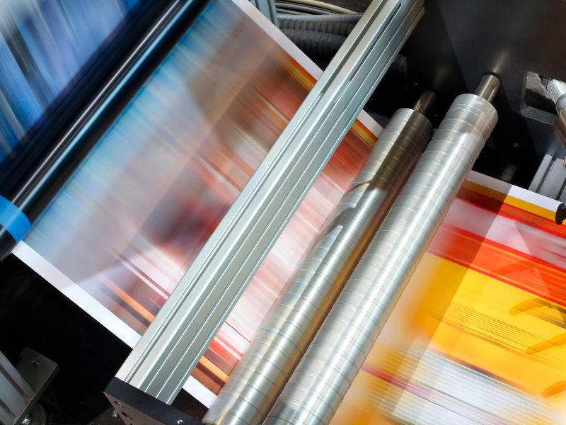 a industrial printing machine