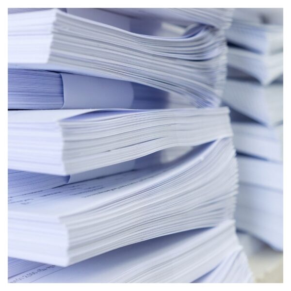 stacks of paper
