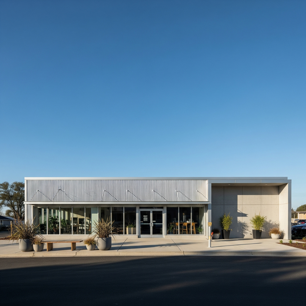 The exterior of a company