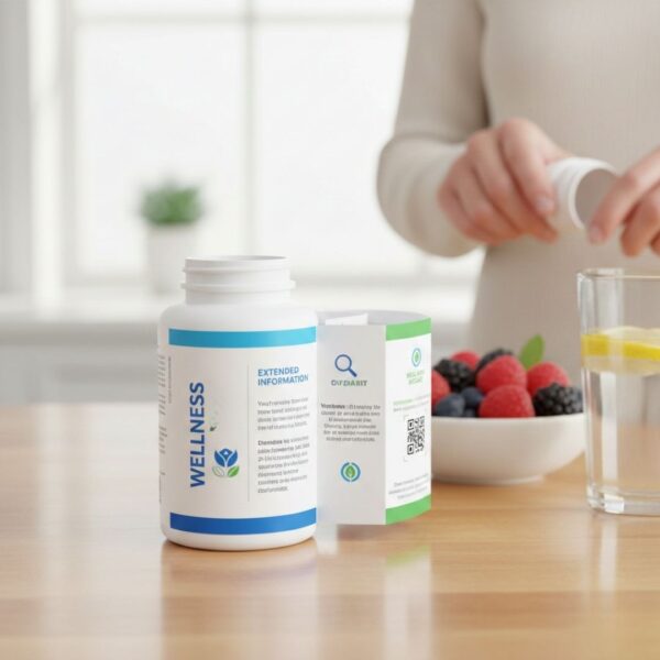 extended content label for supplements