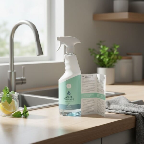 data pack on a cleaner bottle